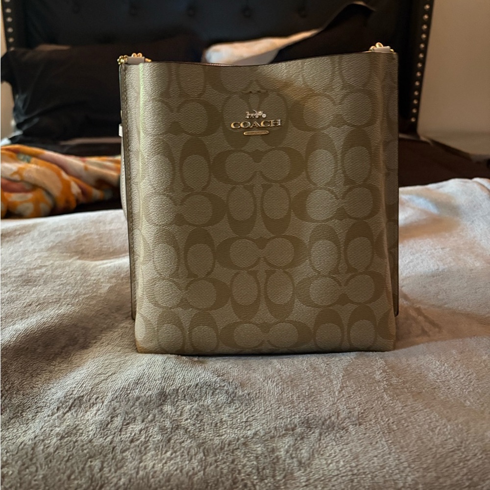 Coach Tan Signature Bag